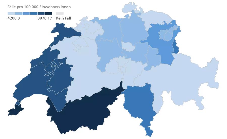 Coronavirus Fälle Kantone