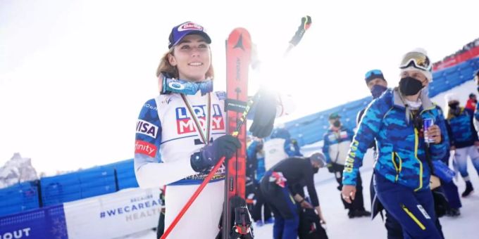 Will sich im Slalom ihre vierte WM-Medaille in Cortina d'Ampezzo sichern: Mikaela Shiffrin. Mikaela Shiffrin