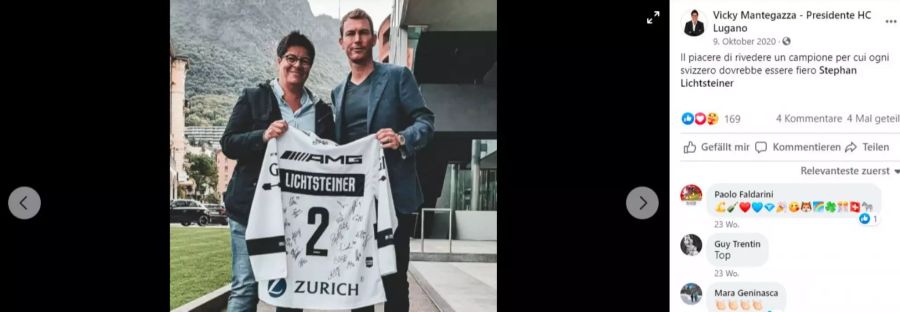 Stephan Lichtsteiner HC Lugano