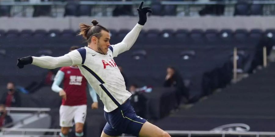 Spielt derzeit auf Leihbasis für Tottenham Hotspur: Gareth Bale. Foto: Julian Finney/POOL Getty/AP/dpa