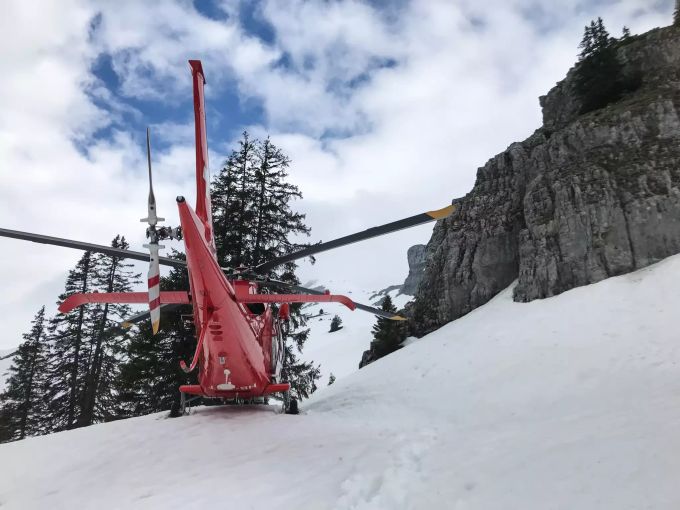 Die Wanderin wurde in ein Spital gebracht. REga