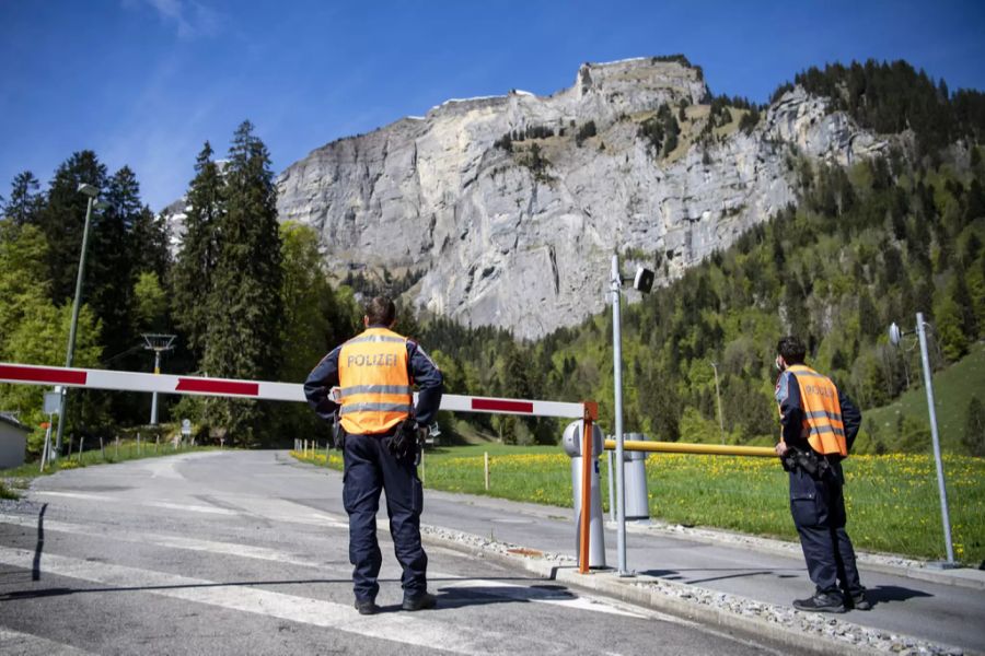 Die Strasse auf die Frutt ist zurzeit gesperrt.