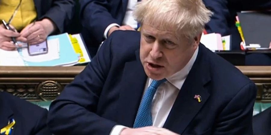 Boris Johnson im Londoner Unterhaus