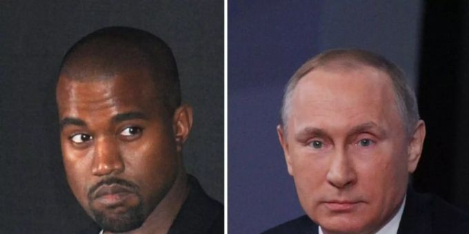 Kanye West strebt offenbar ein Treffen mit Wladimir Putin an. Kanye West strebt offenbar ein Treffen mit Wladimir Putin an.