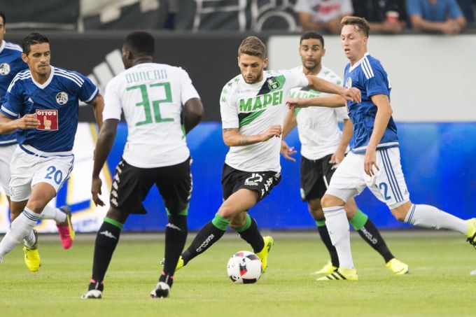 2016 gastierte Sassuolo im Rahmen der Europa-League-Qualifikation beim FC Luzern. Serie A