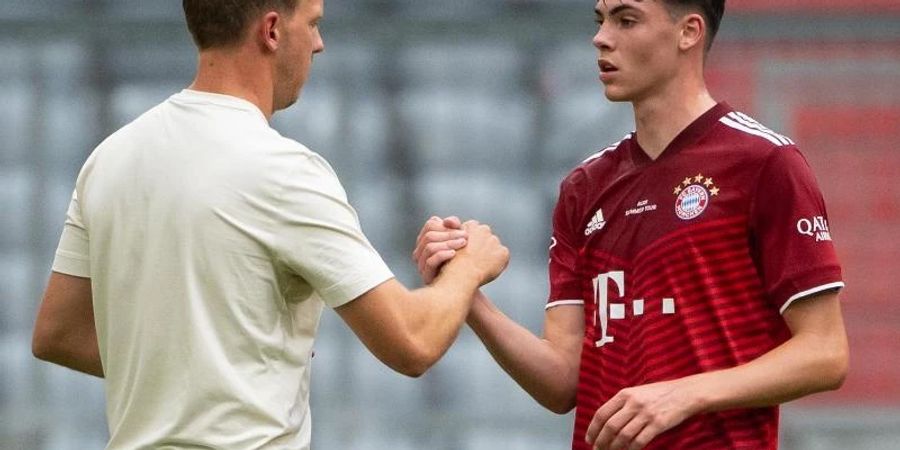 Marcel Wenig (r) verlässt den FC Bayern. Foto: Sven Hoppe/dpa