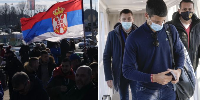 Nach Ausweisung - Novak Djokovic in seiner Heimat Belgrad gelandet