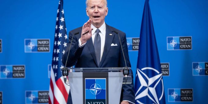 Die Nato war «noch nie so geeint wie heute», sagt US-Präsident Joe Biden. Die Nato war «noch nie so geeint wie heute», sagt US-Präsident Joe Biden.