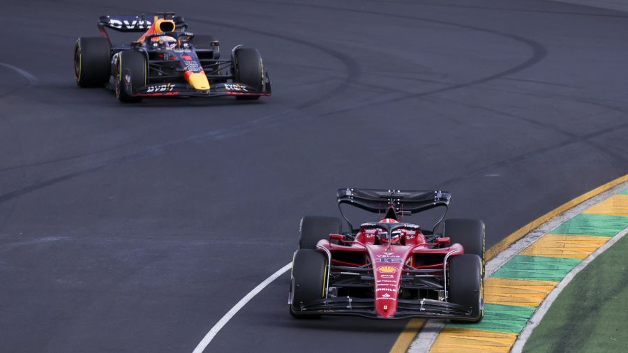 Max Verstappen Charles Leclerc