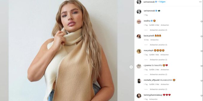 Sarina Nowak nahm als 16-Jährige selbst bei «GNTM» teil. GNTM