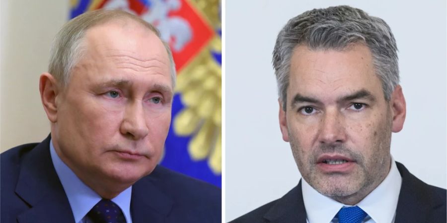 Putin Nehammer Ukraine Krieg