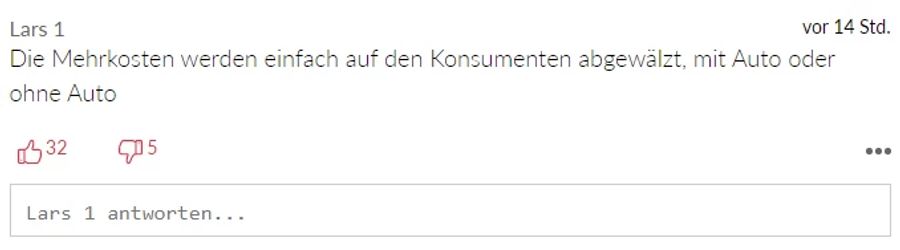 Auch Leser «Lars 1» sieht es ähnlcih.