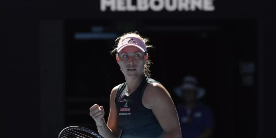 «Wir haben durchaus viele gute Jugendspielerinnen und ich hoffe, in ein paar Jahren werden einige den Durchbruch schaffen», sagt Angelique Kerber. Foto: Aaron Favila/AP/dpa/Archiv