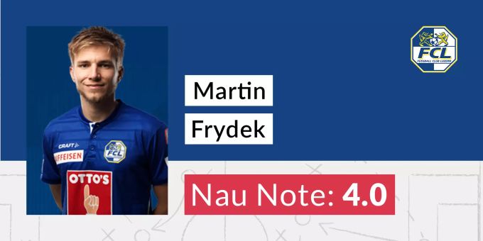 Die Nau.ch-Note für Martin Frydek vom FC Luzern. FC Luzern