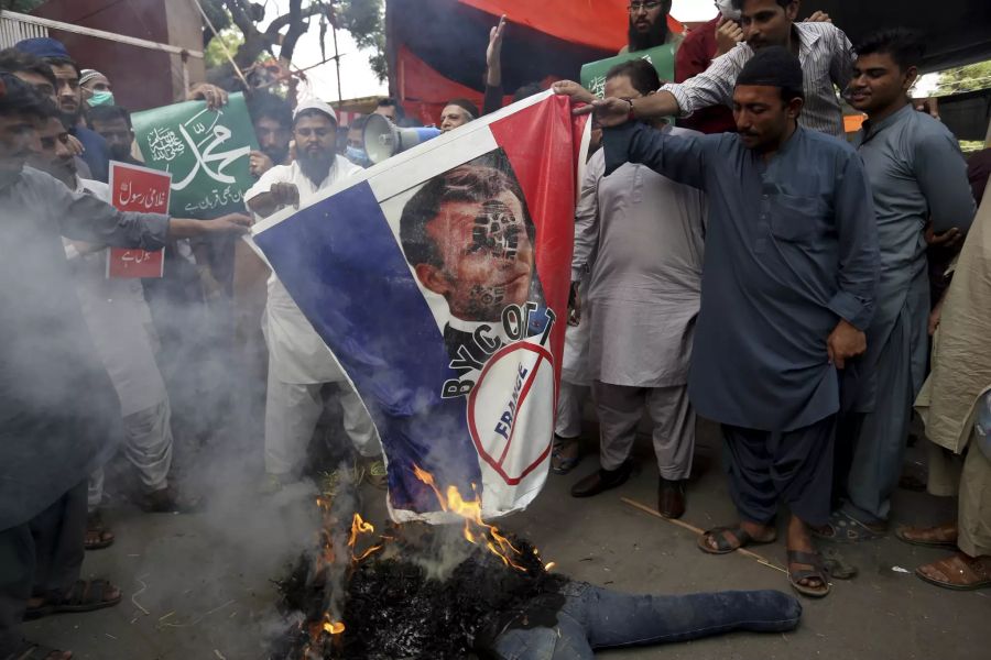 Protest in Pakistan.