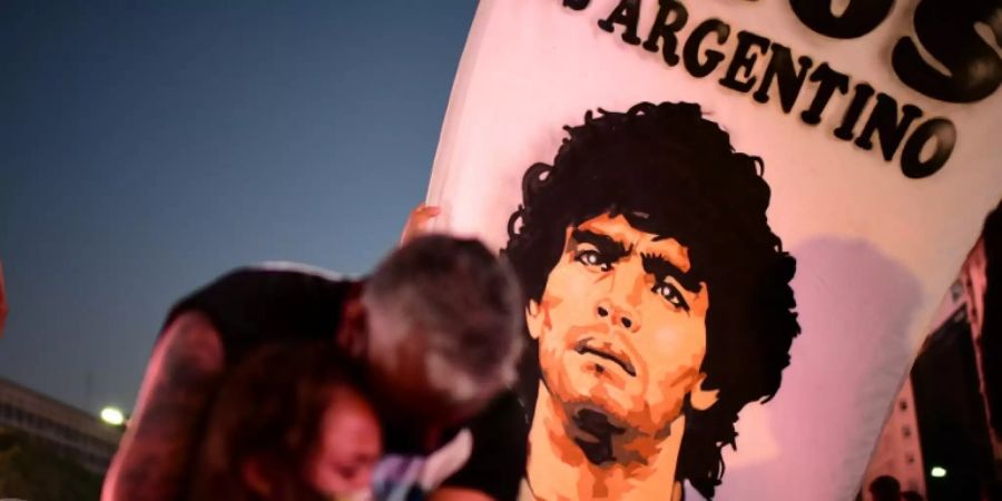 Trauer in Buenos Aires um Maradona