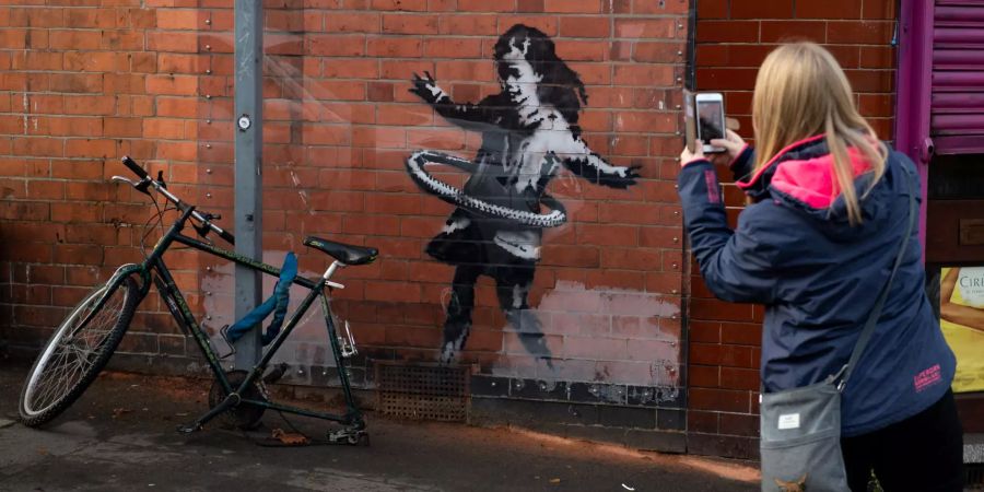 banksy fahhrad kunst