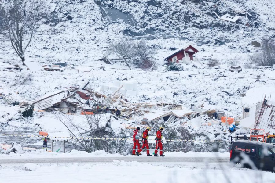 Erdrutsch in Norwegen