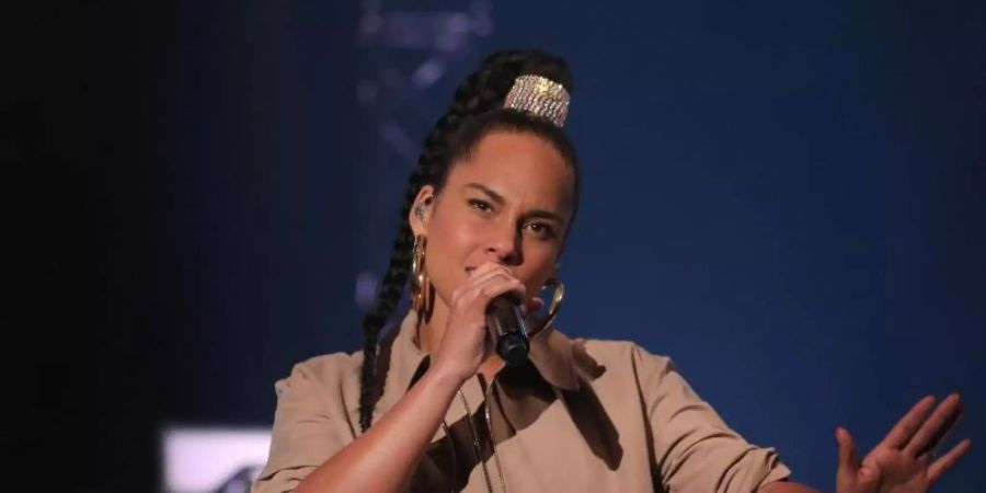 Sängerin Alicia Keys kämpft gegen den Rassismus in den USA. Foto: Isabel Infantes/PA Wire/dpa