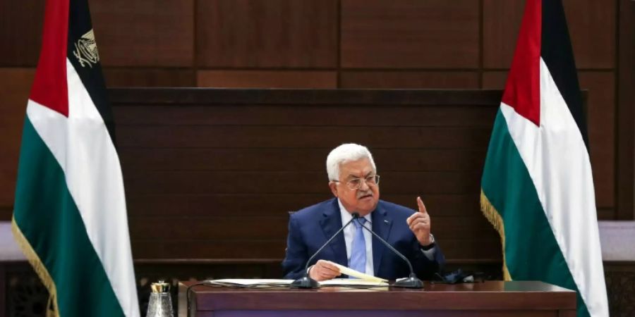 Palästerpräsident Ahmud Abbas