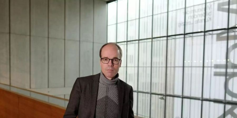 Stefan Weppelmann ruft zum Nachdenken über die Rolle von Museen auf. Foto: Sebastian Willnow/dpa-Zentralbild/dpa
