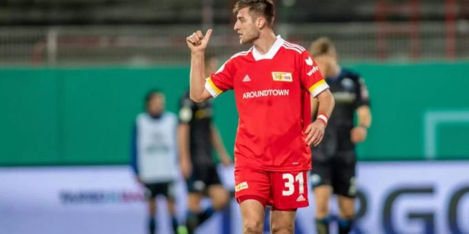 Hat seinen Wechsel zum 1. FC Union Berlin nicht bereut: Robin Knoche. Foto: Andreas Gora/dpa Hat seinen Wechsel zum 1. FC Union Berlin nicht bereut: Robin Knoche. Foto: Andreas Gora/dpa