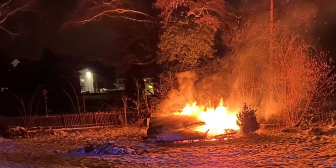 Beim Brand wurde niemand verletzt.