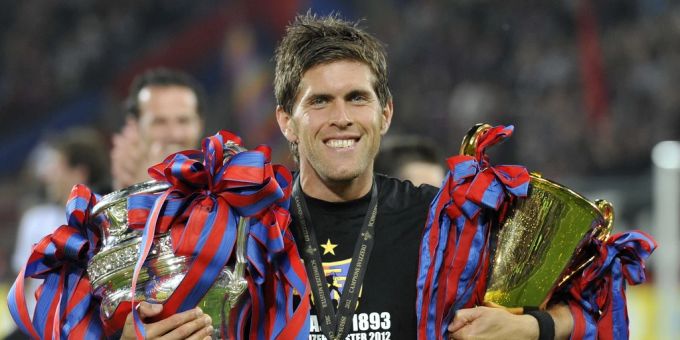 Benjamin Huggel wurde mit dem FC Basel siebenmal Meister und fünfmal Cupsieger. FC Basel