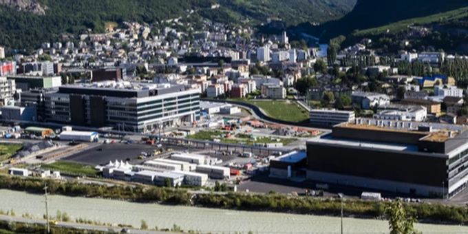 Das Gelände der Lonza in Visp VS. Lonza