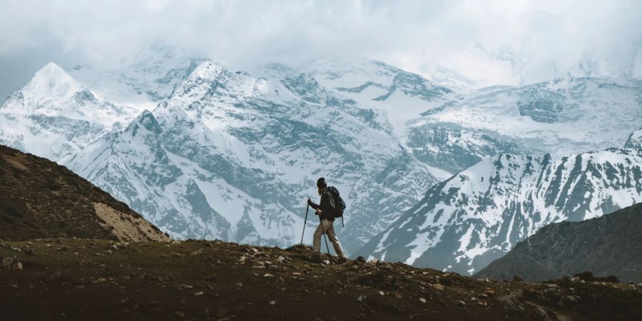 Gipfel Himalaya Bergsteiger Gebirge