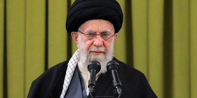 Ali Chamenei, geistliches Oberhaupt des Iran. Ali Chamenei