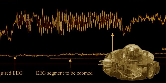 EEG Aufzeichnung Roboter