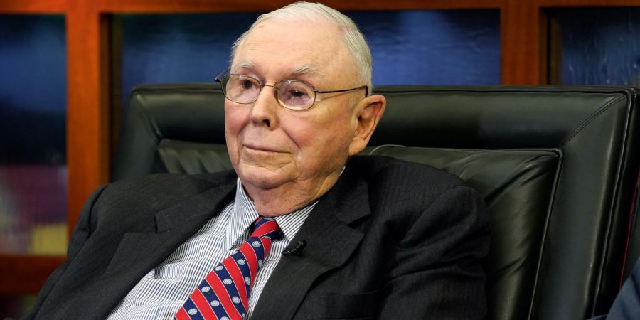 Charlie Munger war Jahrzehnte bei Berkshire Hathaway aktiv.