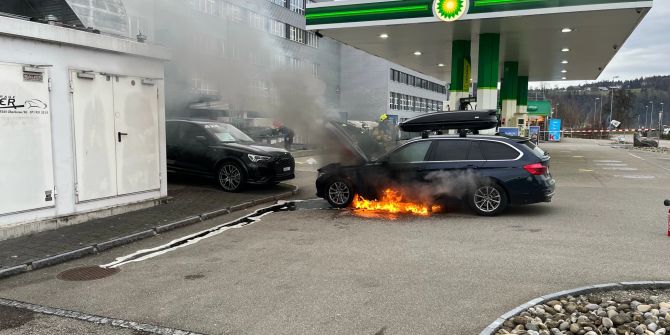 Oberbüren: Autobrand