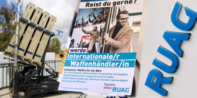 «Werde Waffenhändler» - Ruag verteidigt Waffenexporte nach Werbe-Aktion