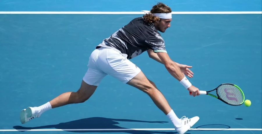 Auch Stefanos Tsitsipas (ATP 6) wäre ein möglicher Halbfinal-Gegner von Federer.