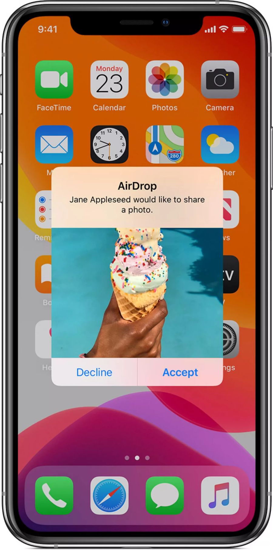 Airdrop iphone app ios