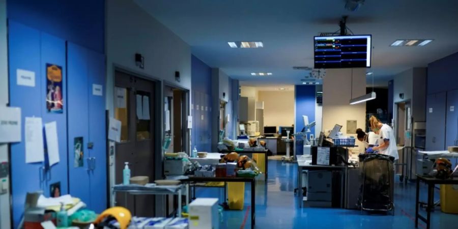 Covid-19-Station im Brüsseler Erasme-Krankenhaus