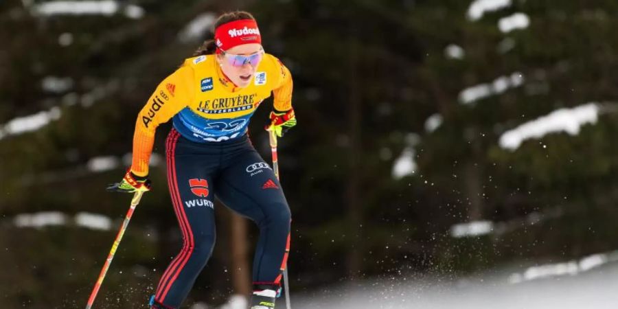 Lief auf Platz elf vor: Katharina Hennig. Foto: Mathias Bergeld/Bildbyran via ZUMA Press/dpa