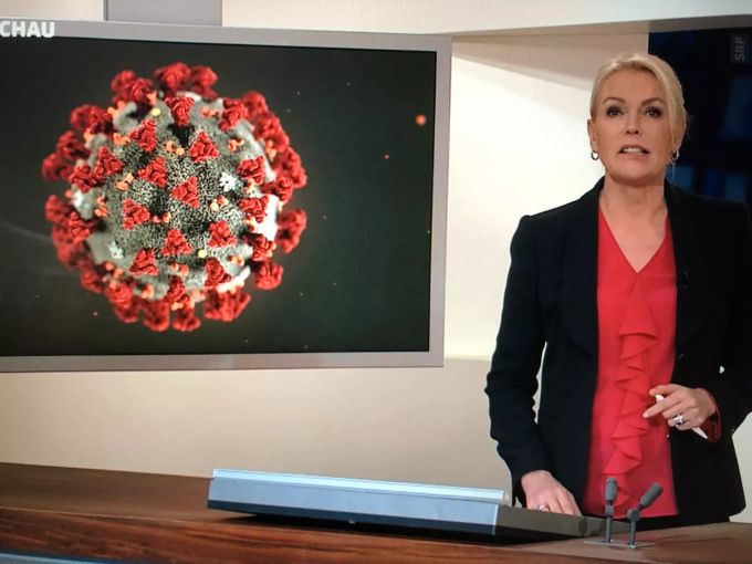 Katja Stauber führte 27 Jahre lang durch die Tagesschau. katja stauber