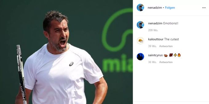 Spielt mittlerweile mit zwei künstlichen Hüftgelenken: Nenad Zimonjic Nenad Zimonji?