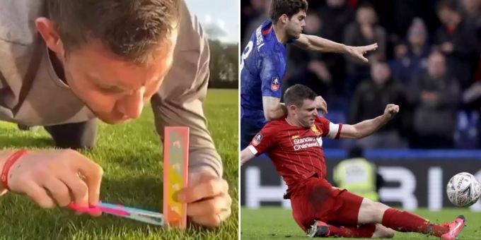 Corona-Ablenkung - Jetzt misst Liverpool-Star seinen Wembley-Rasen