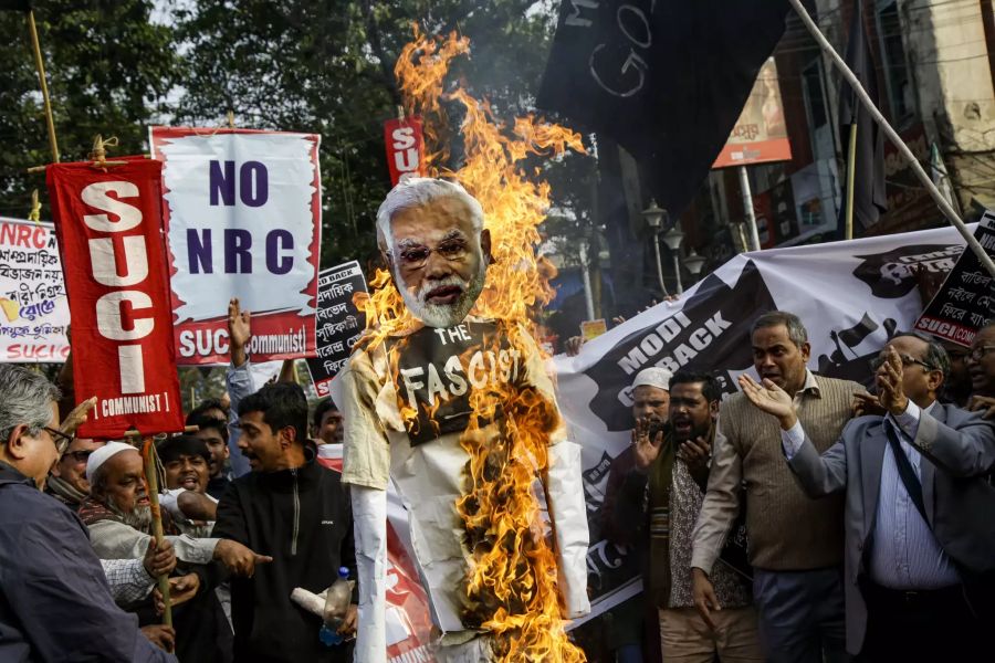 demonstrationen indien