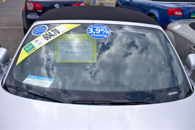 Ein Leasing-Angebot. Ein Leasing-Angebot.