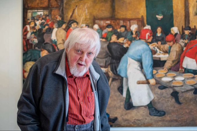 Der Reinacher Künstler Kurt Hediger