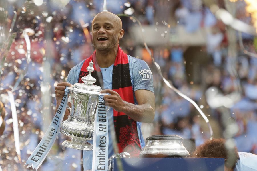 Vincent Kompany gewann als Spieler mit Manchester City viermal die Meisterschaft.