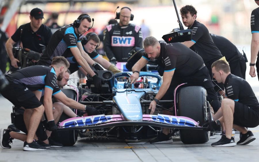 Pierre Gasly (Alpine) beim Vorsaison-Test der Formel 1 in Bahrain.