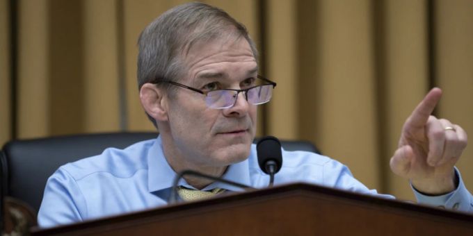Der republikanische Abgeordnete Jim Jordan wollte Sprecher des US-Abgeordnetenhauses werden. jim jordan