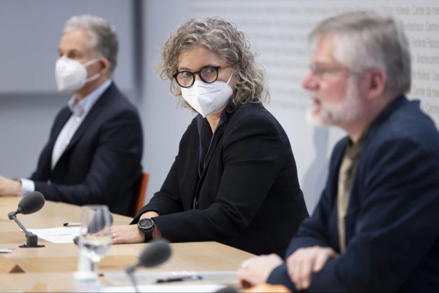 Während der Pandemie war Samia Hurst regelmässig an den Pressekonferenzen des Bundesrates zu sehen.