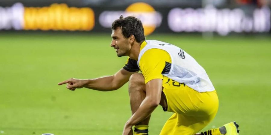 Weiss, wo es langgeht: BVB-Rückkehrer Mats Hummels bringt viel Qualität ein. Foto: David Inderlied